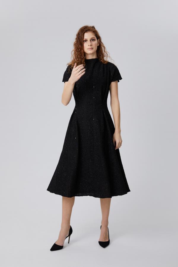 Платье арт.D1119005 Цвет: Черный, размер XS ,S ,M ,L - фото 1