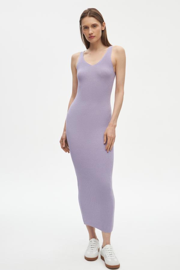 Платье арт.D1222015W Цвет: Лиловый, размер XS ,S ,M ,L - фото 1