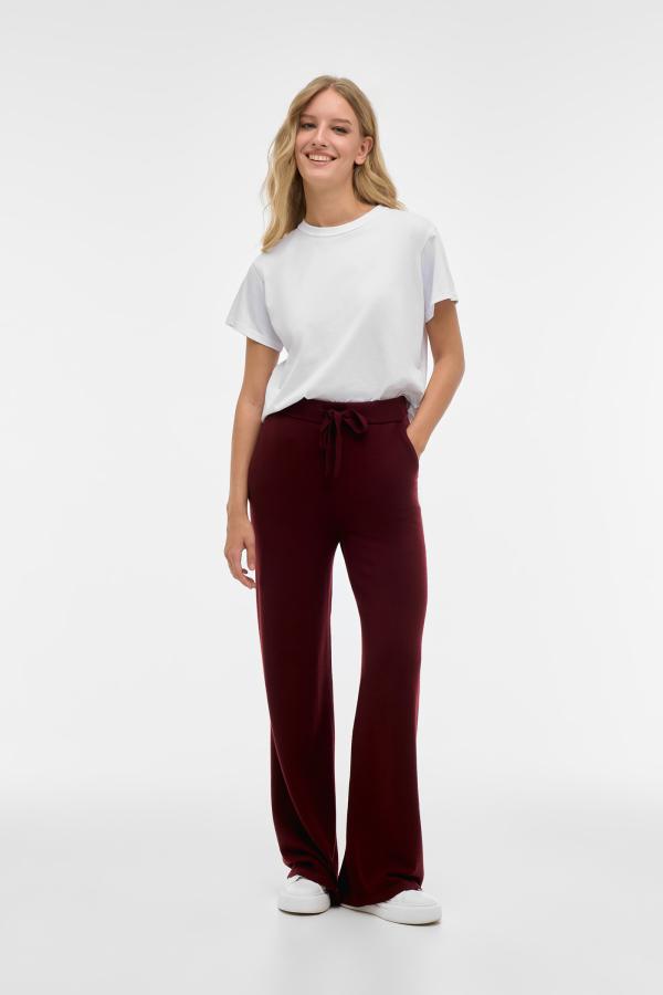 Брюки широкие relaxed артFW24KP016WN Цвет Бордовый 16990₽