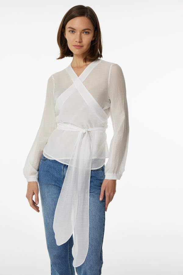 Блуза арт.B0522015 Цвет: Белый, размер XS ,S ,M ,L