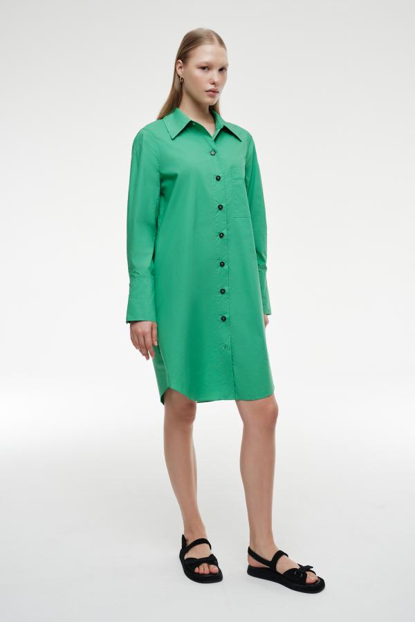 Платье артD0723022 Цвет Ярко-зеленый 700₽