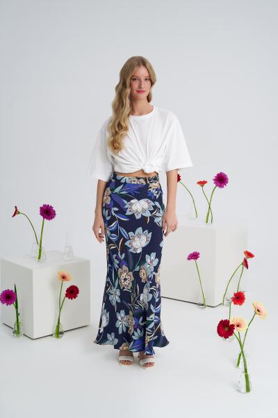 Юбка flora, арт. SS25/S/3SK/009/NAVFL фото 1