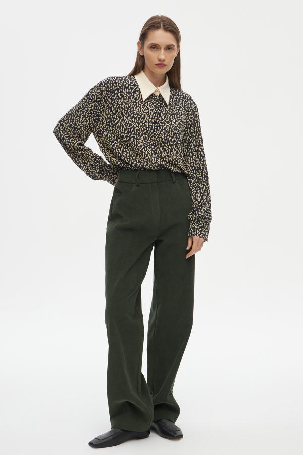 Блуза артB0223006 Цвет Синий 1090₽