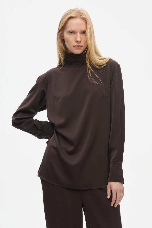 Блуза артB0223003 Цвет Коричневый 1960₽