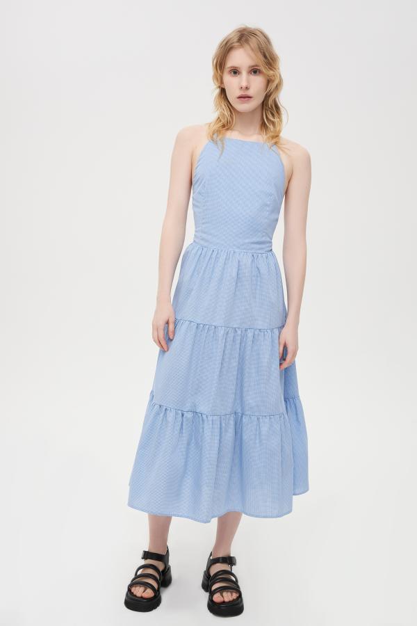 Платье арт.D1121005 Цвет: Голубой, размер XS ,S ,M ,L