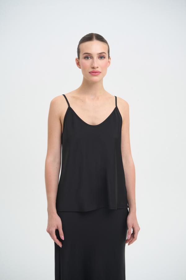 Топ в бельевом стиле артSS25SBT004BL Цвет Черный 1200₽