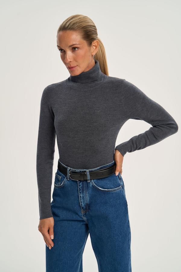 

Водолазка тепло шерсти арт.FW24/K/TN/003/GR Цвет: Серый