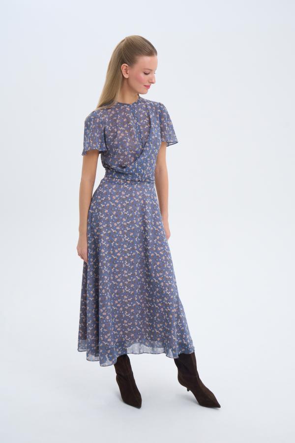 

Платье la bouquet арт.SS25/D/2SS/001/DBFL Цвет: Синий