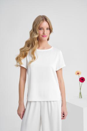 Изображение Блуза с коротким рукавом SS25/SB/BL/010/WH
