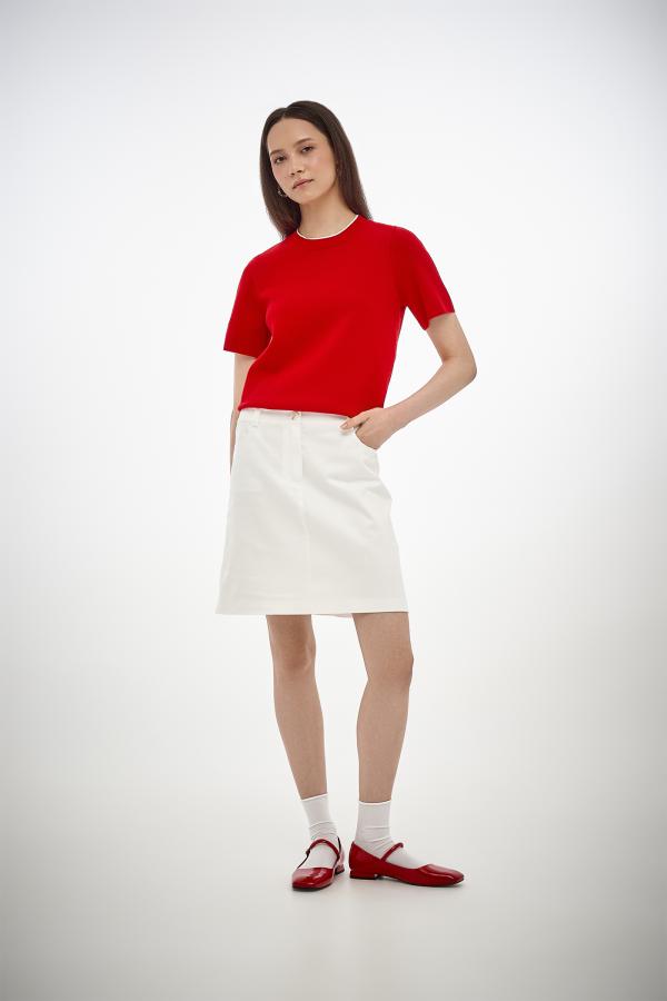 Юбка артS24J1SK005WH Цвет Белый 1600₽