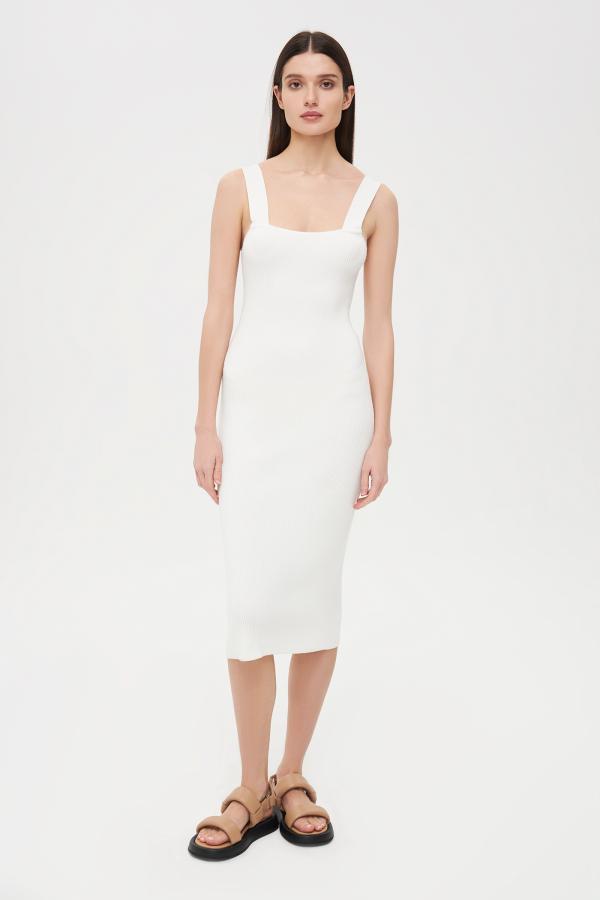 Платье арт.D1220003W Цвет: Белый, размер XS/S ,M/L - фото 1