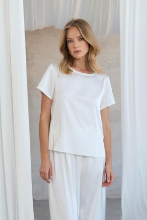 Изображение Блуза с коротким рукавом SS25/SB/BL/010/WH