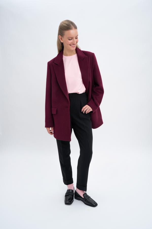 

Полупальто neo elegance арт.SS25/O/J/005/WN Цвет: Бордовый