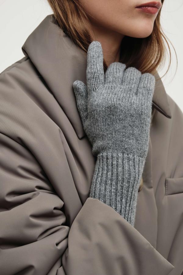 Перчатки артSTP-3215-0W Цвет Серый 1400₽