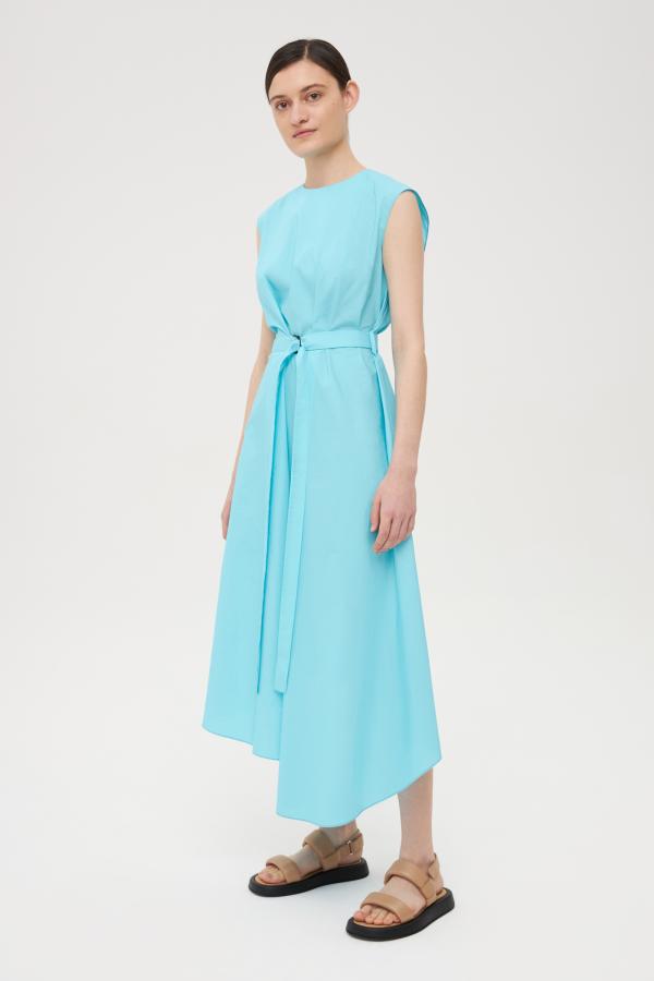 Платье арт.D1222007 Цвет: Бирюзовый, размер XS ,S ,M ,L ,XL - фото 1