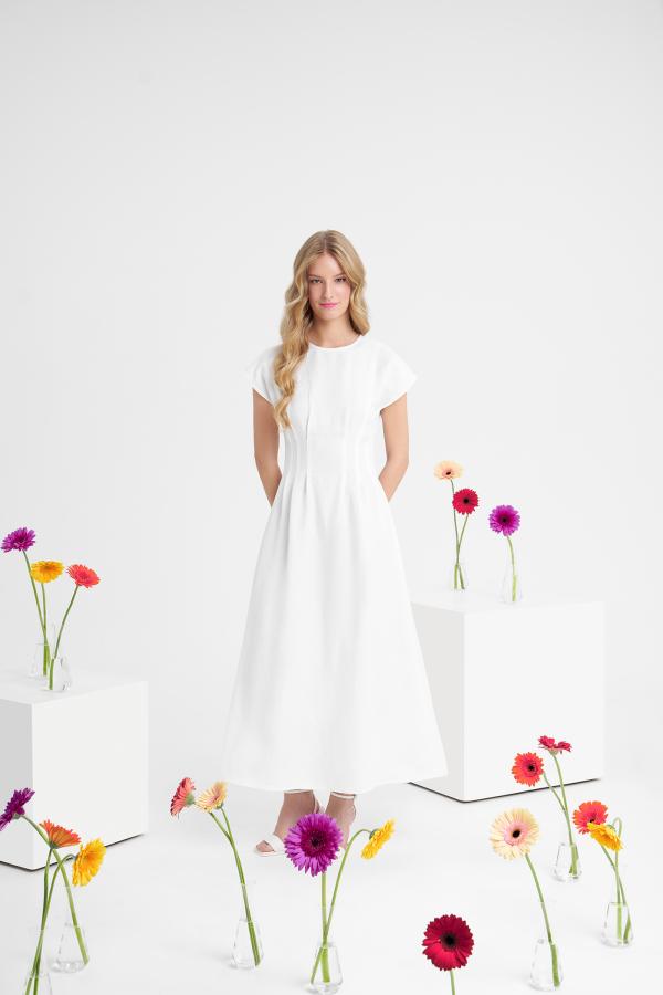 

Платье urban classics арт.SS25/D/2NS/024/WH Цвет: Белый