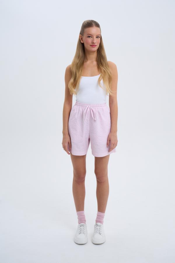 Шорты пижамные modern romance арт.SS25/S/SH/001/PNST Цвет: Розовый