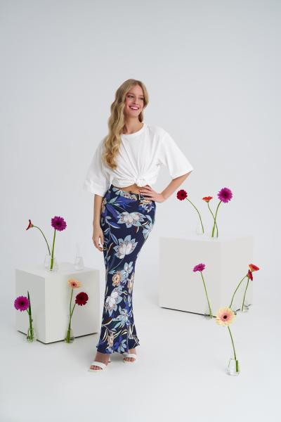 Юбка flora, арт. SS25/S/3SK/009/NAVFL фото 2