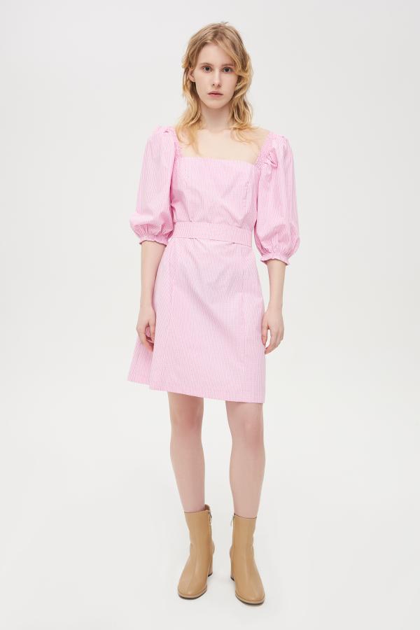 Платье арт.D0422005 Цвет: Розовый, размер XS ,S ,M ,L
