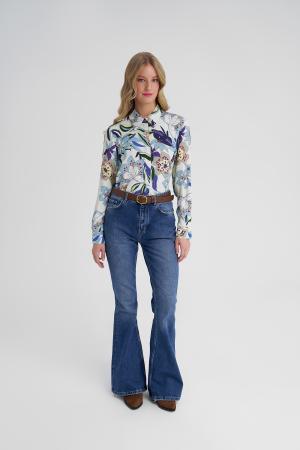 Изображение Блуза flora SS25/SB/BL/012/WHFL