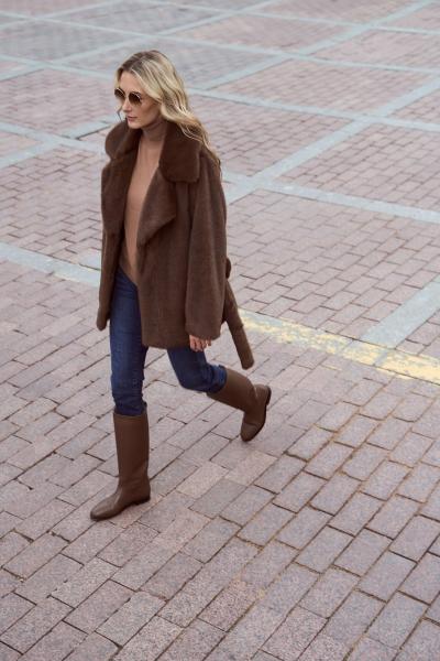 Шуба, арт. FW25/O/FC/011/BR фото 3