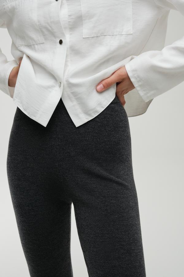 Легинсы артP0123005W Цвет Серый меланж 3300₽