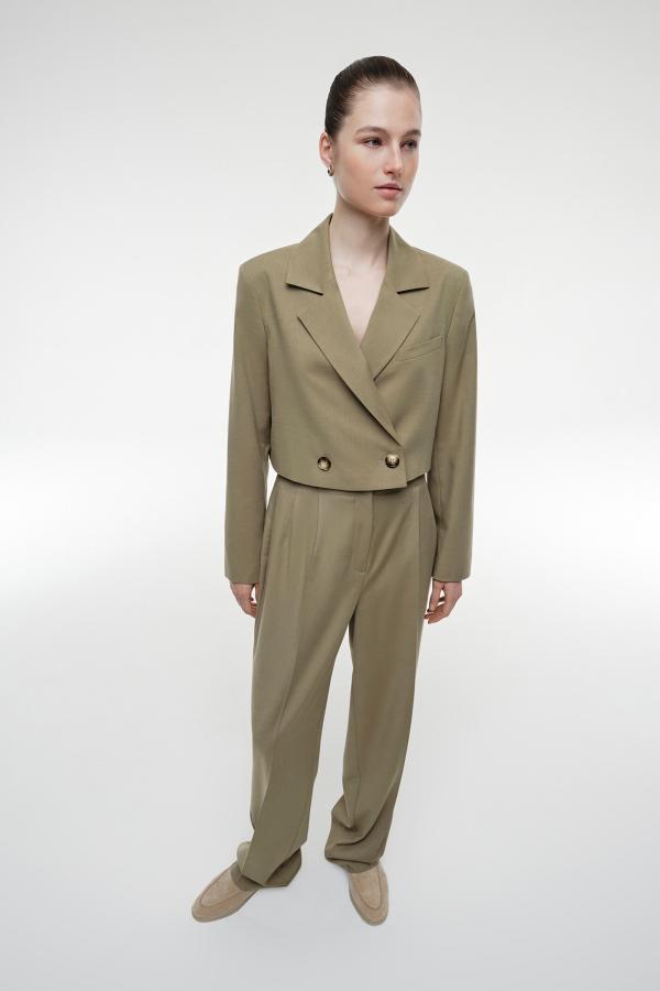 Жакет артS24SJC007KH Цвет Хаки 1000₽