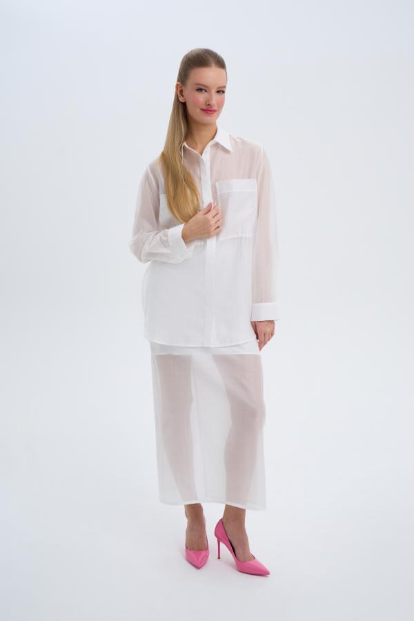 

Юбка neo minimalism арт.SS25//3SK/003/WH Цвет: Белый