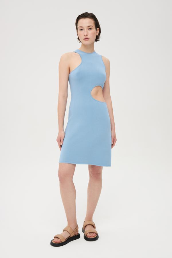 Платье арт.D1222011W Цвет: Голубой