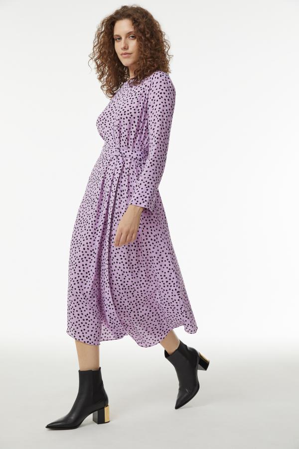 Платье артD0522009 Цвет ЛиловыйЧерный 2380₽