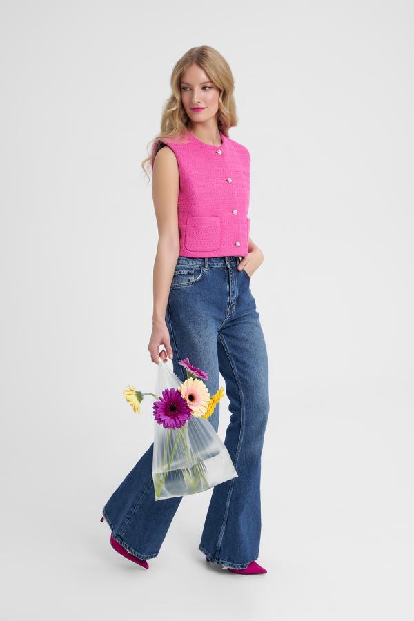 Жилет артSS25SV007FU Цвет Фуксия 12990₽
