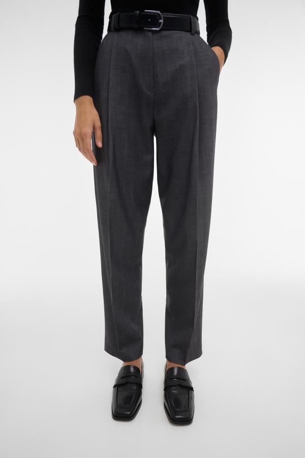 Брюки прямые modern classic артFW24SPSL009GR Цвет Серый 4000₽