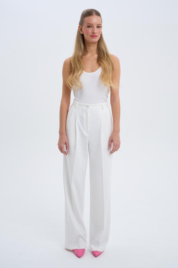 Брюки широкие modern romance артSS25SPWL001ML Цвет Молочный 12990₽