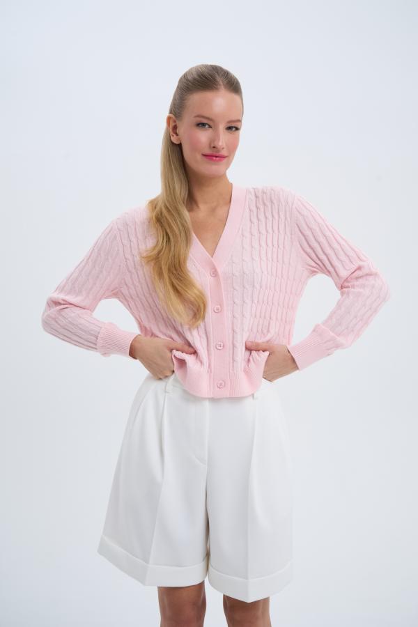 

Кардиган modern romance арт.SS25/K/CA/005/PN Цвет: Розовый