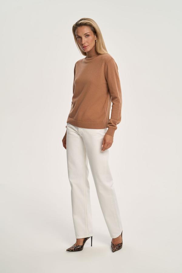 

Водолазка мягкость кашемира арт.FW24/K/TN/027/HAZ Цвет: Ореховый