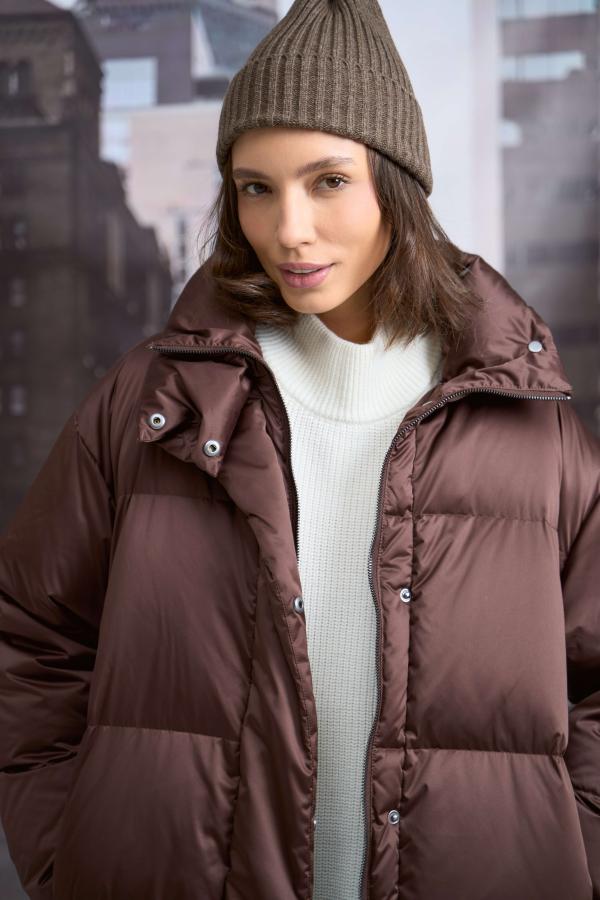 Шапка артFW24KHA037BR Цвет Коричневый 1400₽