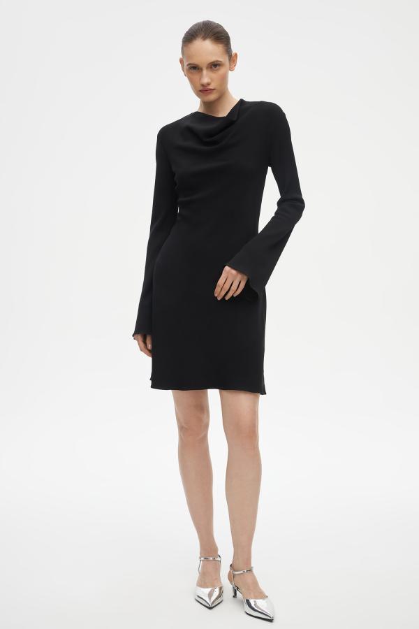 Платье арт.D0323007 Цвет: Черный, размер XS ,S ,M ,L ,XL