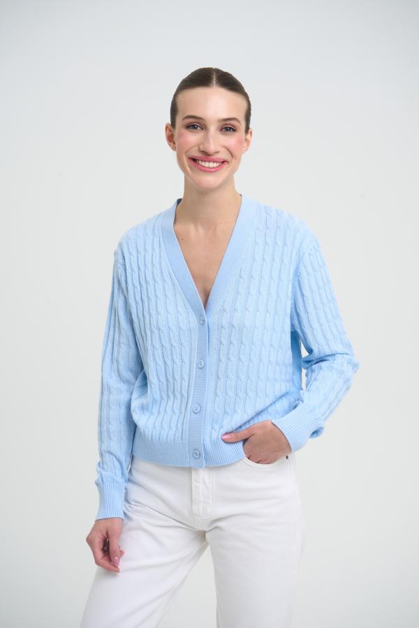 

Кардиган modern romance арт.SS25/K/CA/005/BLU Цвет: Голубой