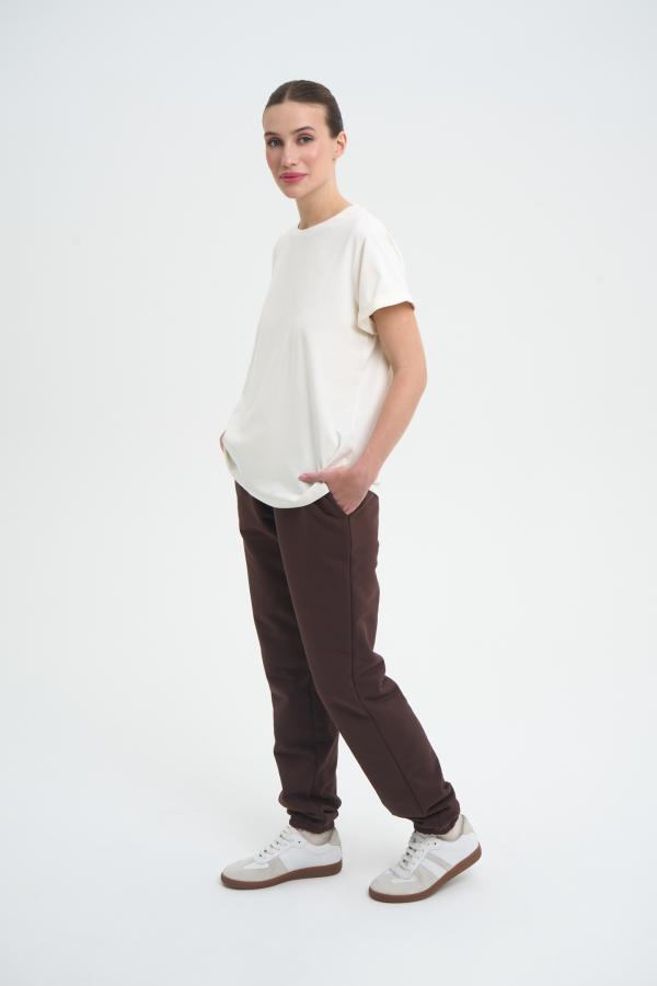 

Футболка для уикенда арт.SS25/CS/TS/003/ML Цвет: Молочный