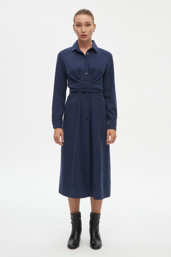 Платье арт.D0523001 Цвет: Темно-синий, размер XS ,S ,M ,L ,XL