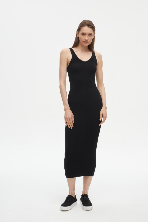 Платье арт.D1222015W Цвет: Черный, размер XS ,S ,M ,L - фото 1
