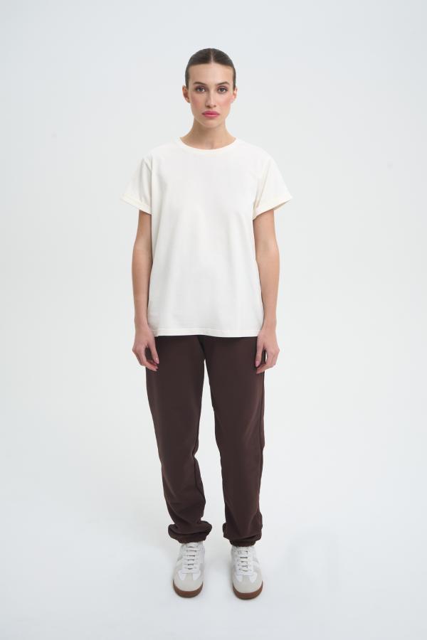 

Футболка для уикенда арт.SS25/CS/TS/003/ML Цвет: Молочный