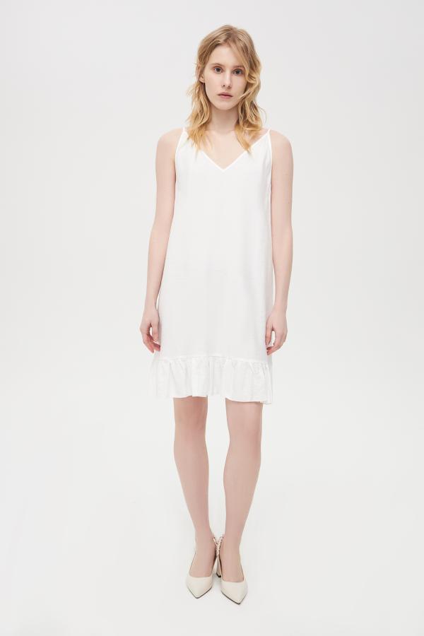 Платье арт.D1221002 Цвет: Белый, размер XS ,S ,M ,L