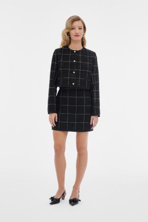 Изображение Жакет sparkle tweed FW24/S/JC/013/BL