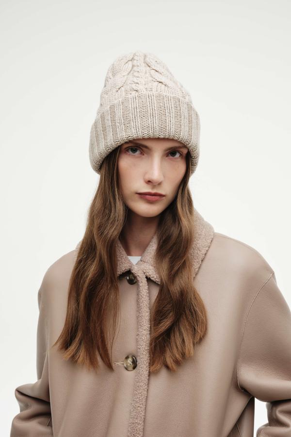 Шапка артSTH-2040W Цвет Бежевый 1200₽