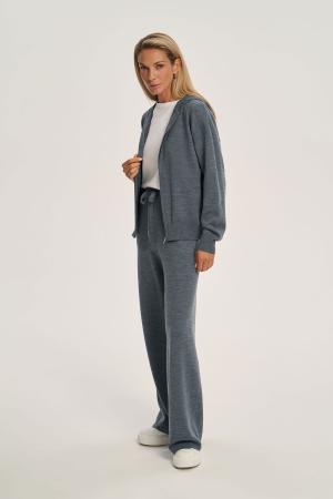 Изображение Худи на молнии relaxed FW24/K/HZ/017/GR