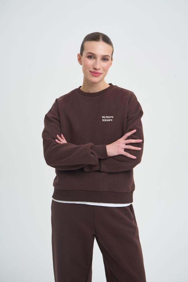 

Свитшот VKO арт.FW24/CS/SS/013/BR Цвет: Коричневый
