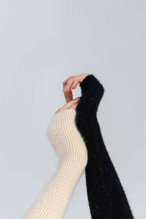Изображение Перчатки бежевые FW24/K/MI/033/BE