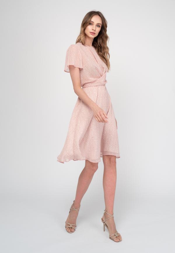 Платье арт.D0420002 Цвет: Розовый, размер XS ,S ,M ,L ,XL - фото 1