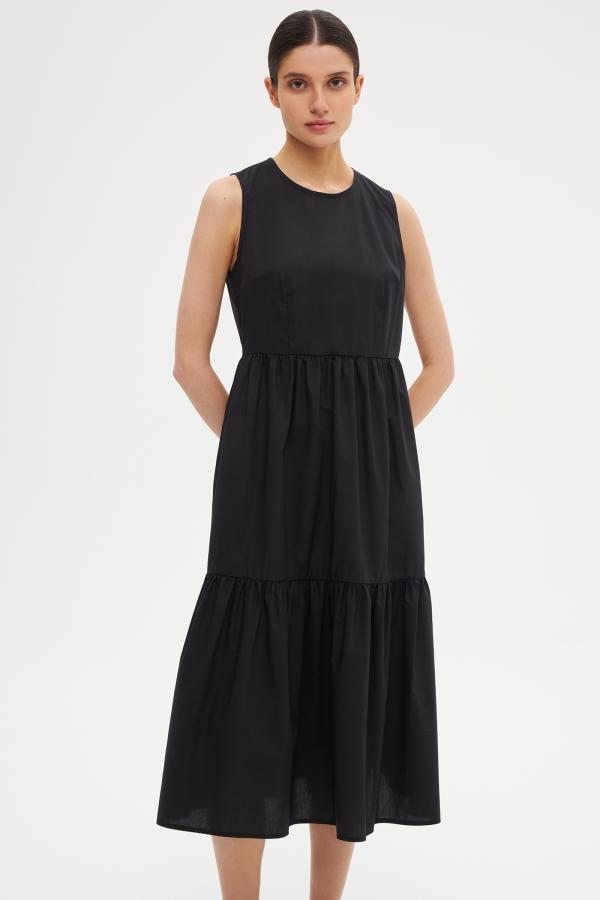 Платье арт.D1122008 Цвет: Черный, размер XS ,S ,M ,L ,XL - фото 1